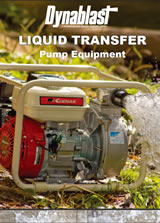Dynablast liquid transfer pump equipment