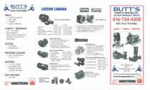 Butt's Pumps and Motors Service Flyer