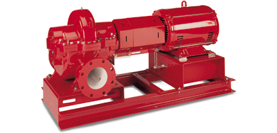 Bell and Gossett -  Double-suction, base-mounted Series HSC³ pump supplied by Butt's Pumps & Motors Ltd. 